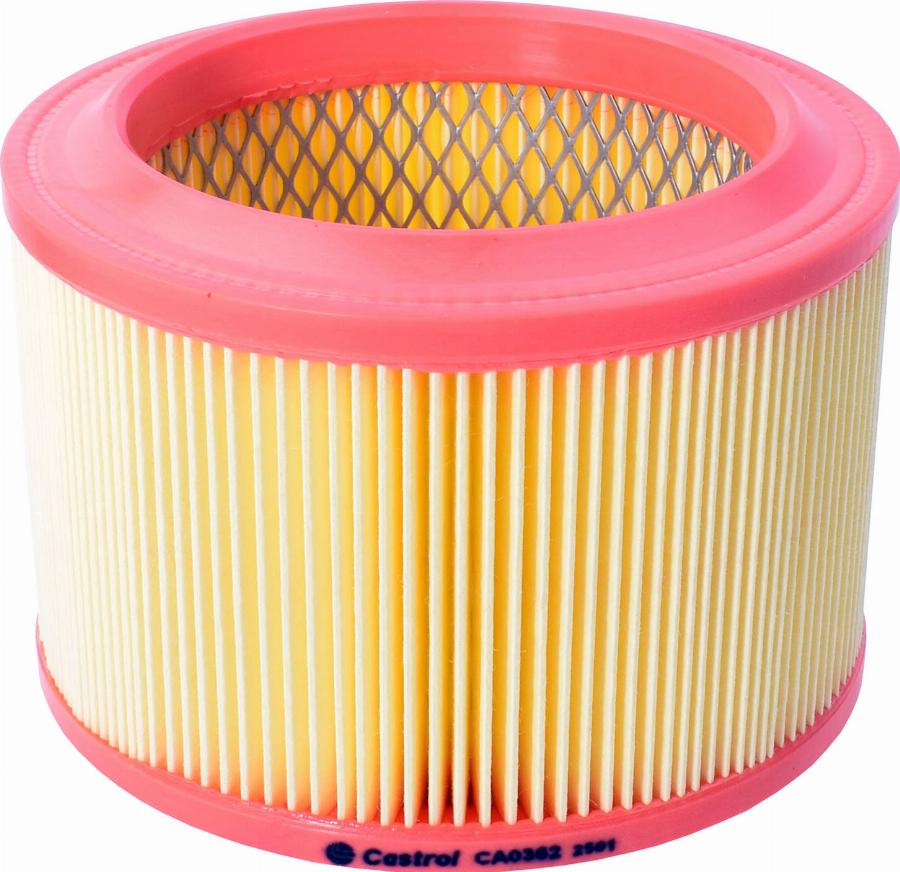 Castrol Filters CA0362 - Повітряний фільтр autocars.com.ua