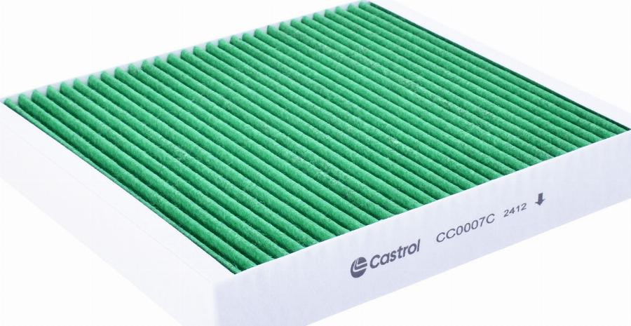 Castrol Filters CC0007 - Фільтр, повітря у внутрішній простір autocars.com.ua