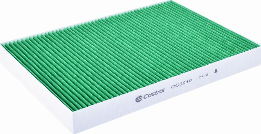 Castrol Filters CC0010 - Фільтр, повітря у внутрішній простір autocars.com.ua