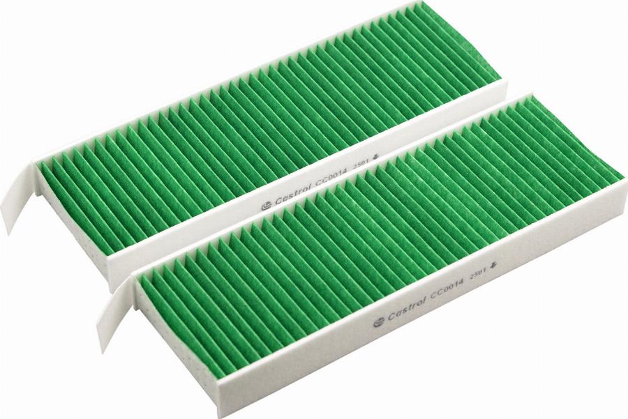 Castrol Filters CC0014 - Фільтр, повітря у внутрішній простір autocars.com.ua