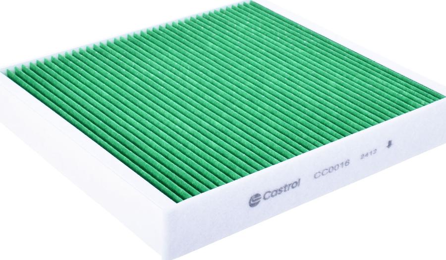 Castrol Filters CC0016 - Фільтр, повітря у внутрішній простір autocars.com.ua