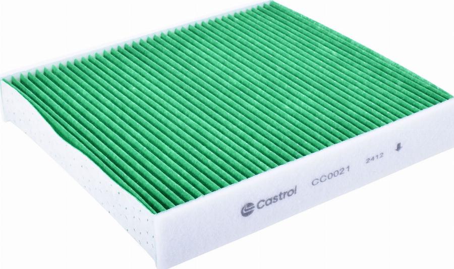 Castrol Filters CC0021 - Фільтр, повітря у внутрішній простір autocars.com.ua