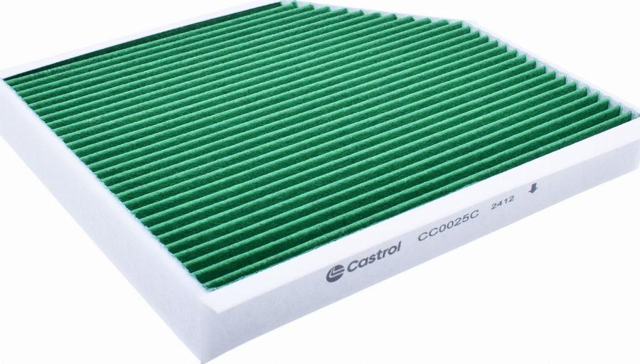 Castrol Filters CC0025C - Фільтр, повітря у внутрішній простір autocars.com.ua