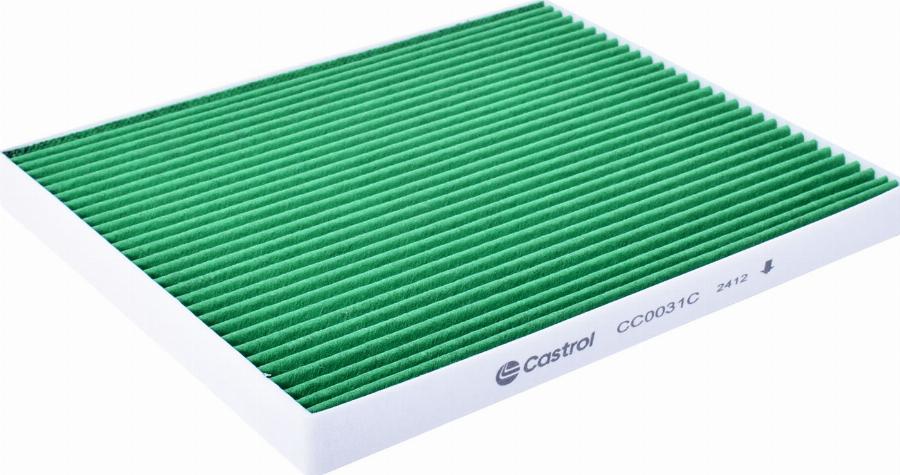 Castrol Filters CC0031C - Фільтр, повітря у внутрішній простір autocars.com.ua
