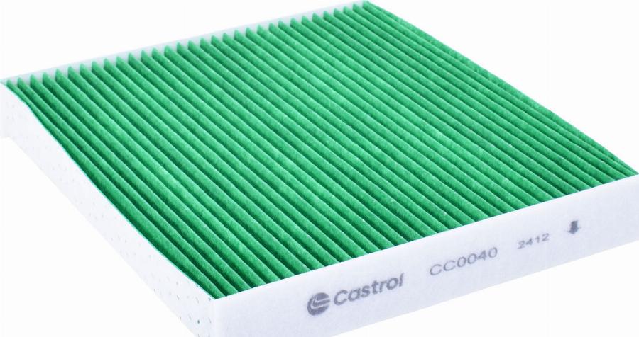 Castrol Filters CC0040 - Фільтр, повітря у внутрішній простір autocars.com.ua