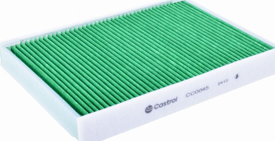Castrol Filters CC0045 - Фільтр, повітря у внутрішній простір autocars.com.ua