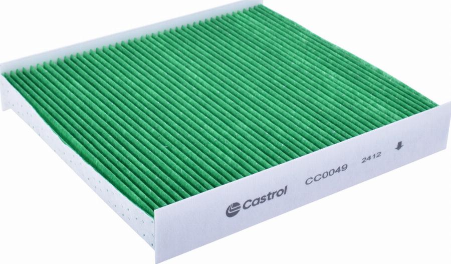 Castrol Filters CC0049 - Фільтр, повітря у внутрішній простір autocars.com.ua