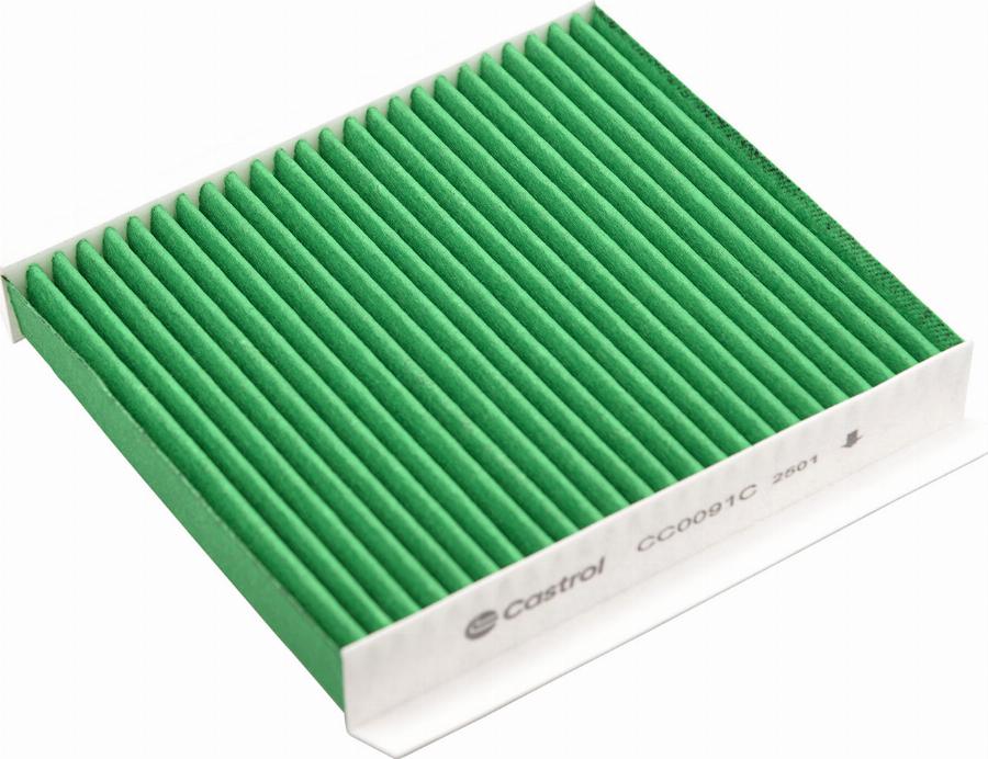 Castrol Filters CC0091C - Фільтр, повітря у внутрішній простір autocars.com.ua