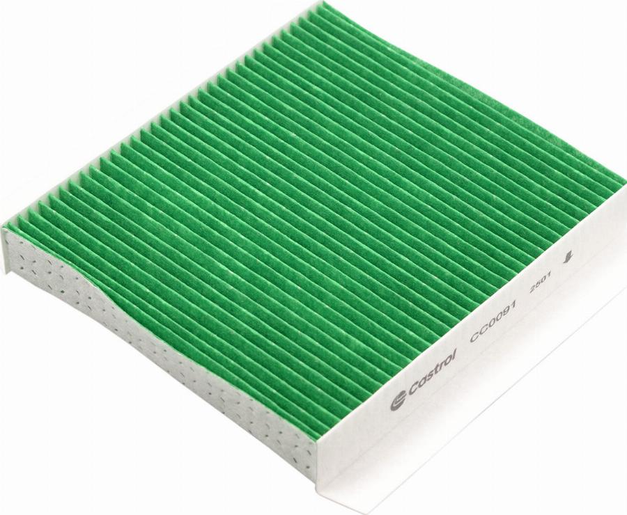 Castrol Filters CC0091 - Фільтр, повітря у внутрішній простір autocars.com.ua