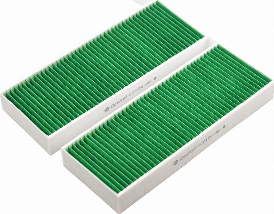 Castrol Filters CC0174 - Фільтр, повітря у внутрішній простір autocars.com.ua