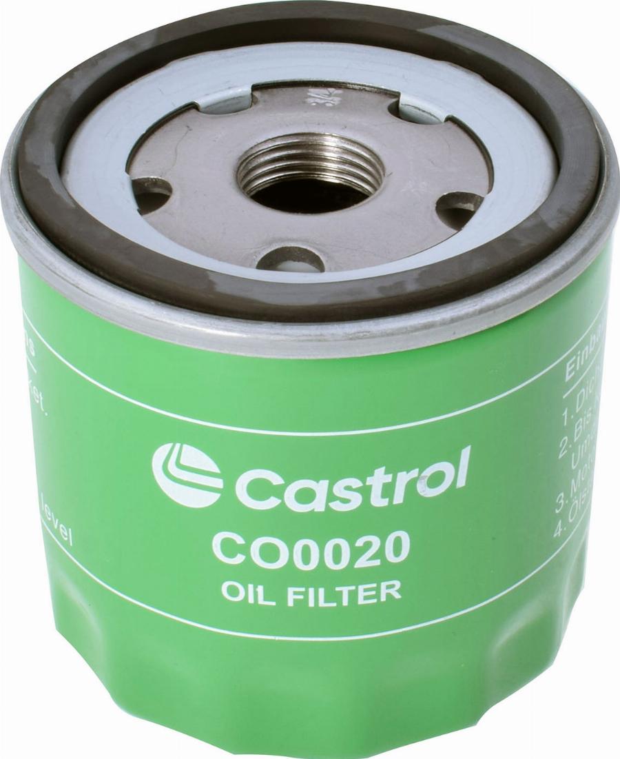 Castrol Filters CO0020 - Масляний фільтр autocars.com.ua