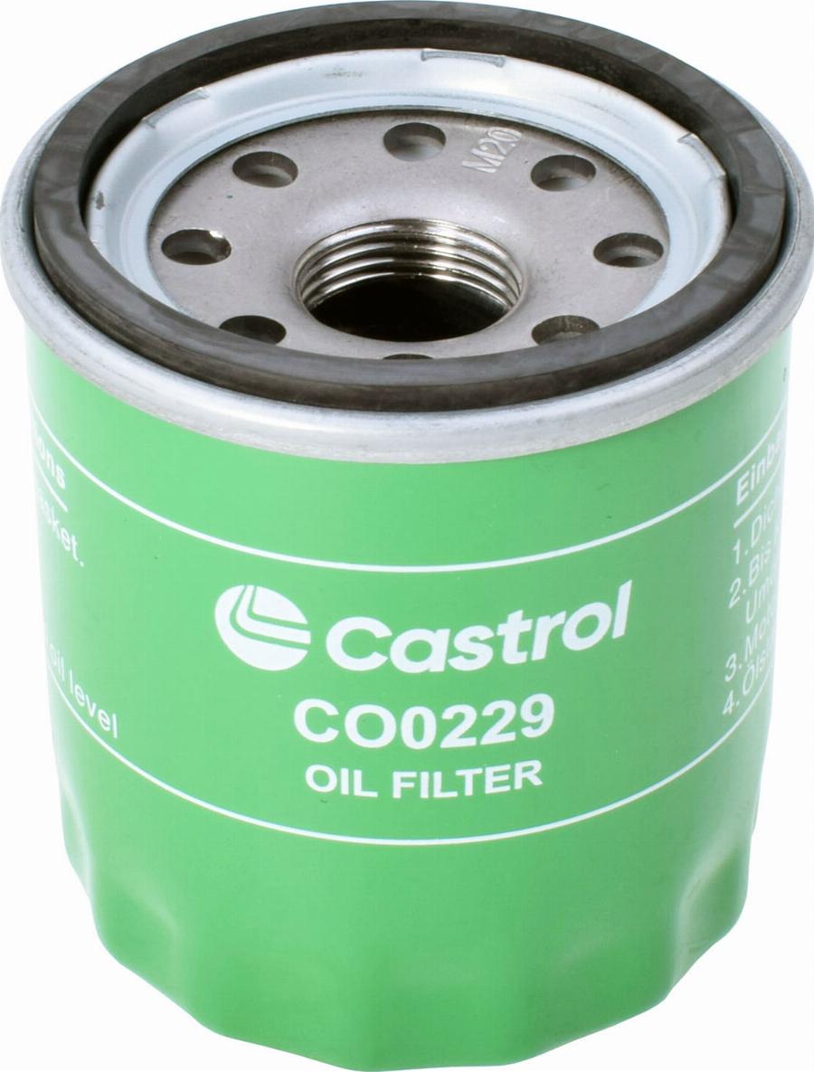Castrol Filters CO0229 - Масляний фільтр autocars.com.ua