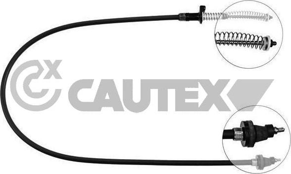 Cautex 015584 - Тросик газу autocars.com.ua