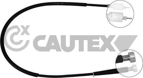 Cautex 018555 - Тросик спідометра autocars.com.ua