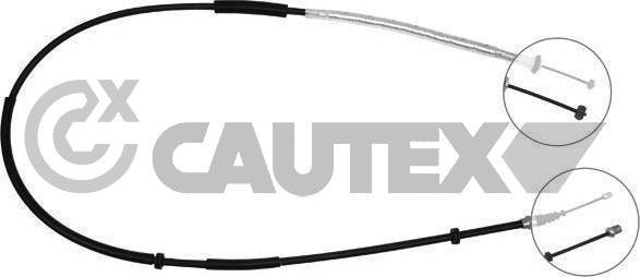 Cautex 019009 - Трос, гальмівна система autocars.com.ua