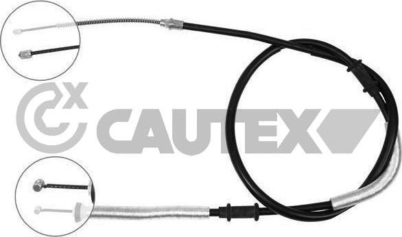 Cautex 019010 - Трос, гальмівна система autocars.com.ua