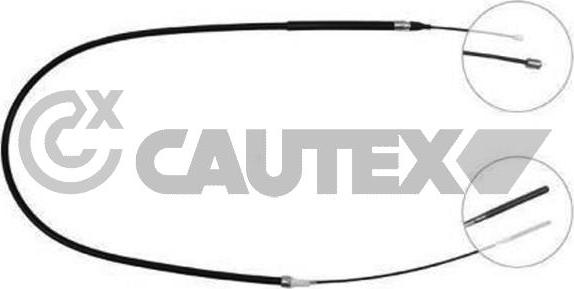 Cautex 019017 - Тросик газу autocars.com.ua
