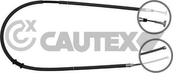 Cautex 019039 - Трос, гальмівна система autocars.com.ua