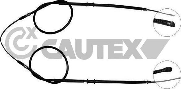 Cautex 019069 - Трос, гальмівна система autocars.com.ua