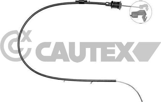 Cautex 025186 - Тросик газу autocars.com.ua