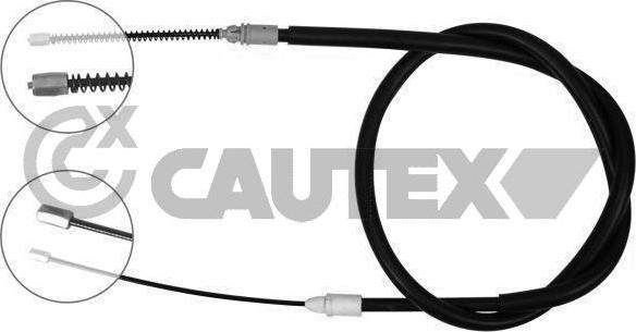 Cautex 028304 - Трос, гальмівна система autocars.com.ua