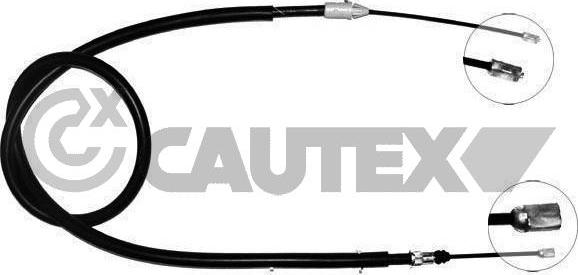 Cautex 028361 - Трос, гальмівна система autocars.com.ua
