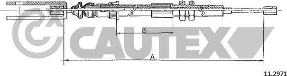 Cautex 028377 - Трос, управління зчепленням autocars.com.ua