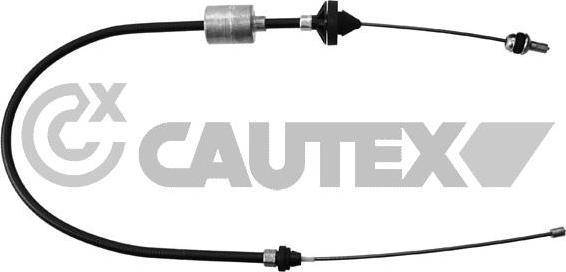 Cautex 028387 - Трос, управління зчепленням autocars.com.ua