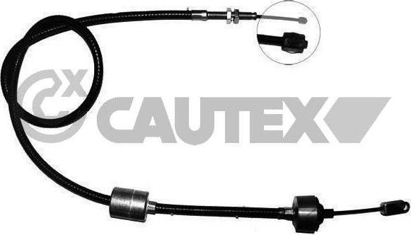Cautex 028442 - Трос, управління зчепленням autocars.com.ua