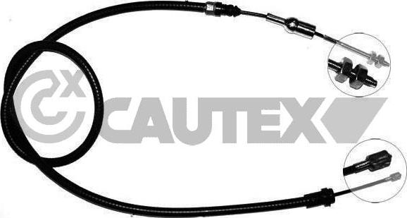 Cautex 028443 - Трос, управління зчепленням autocars.com.ua