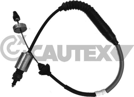 Cautex 028455 - Трос, управління зчепленням autocars.com.ua