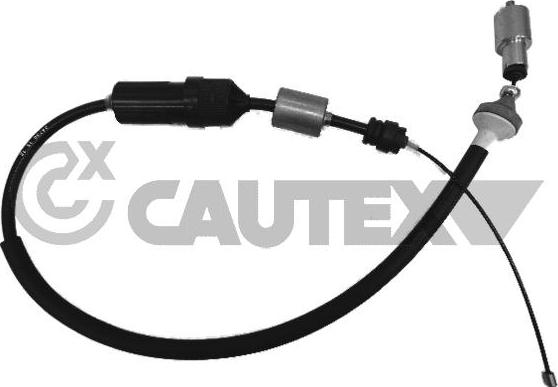 Cautex 028457 - Трос, управління зчепленням autocars.com.ua