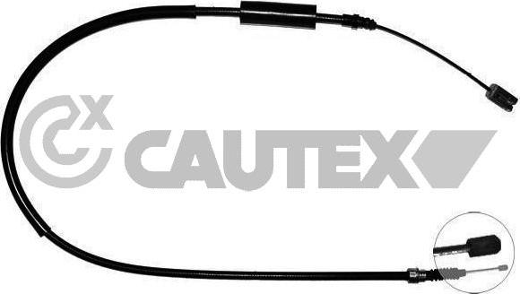 Cautex 028483 - Трос, гальмівна система autocars.com.ua