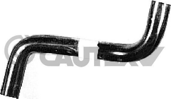 Cautex 035021 - Трубка, клапан повернення ОГ autocars.com.ua