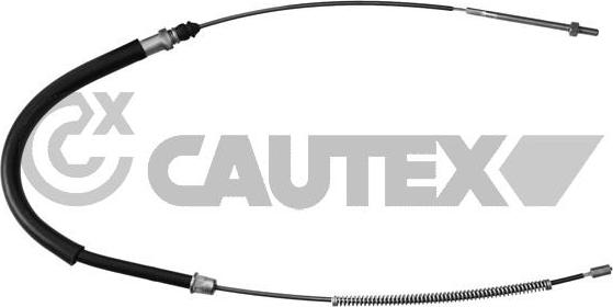 Cautex 035807 - Тросик, cтояночный тормоз autodnr.net