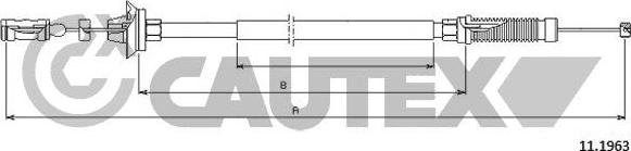 Cautex 038304 - Тросик газу autocars.com.ua