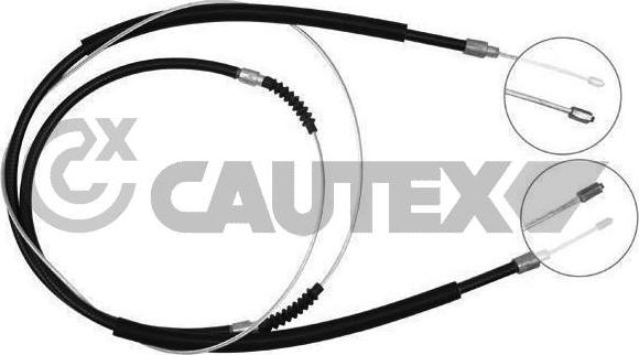 Cautex 038308 - Трос, гальмівна система autocars.com.ua