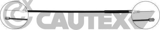 Cautex 038507 - Трос, гальмівна система autocars.com.ua