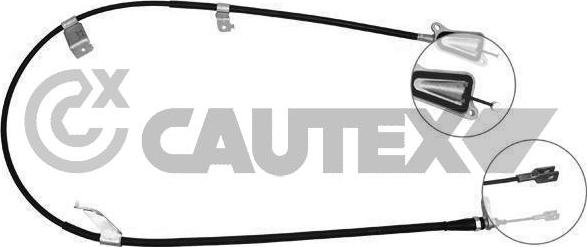 Cautex 069084 - Трос, гальмівна система autocars.com.ua