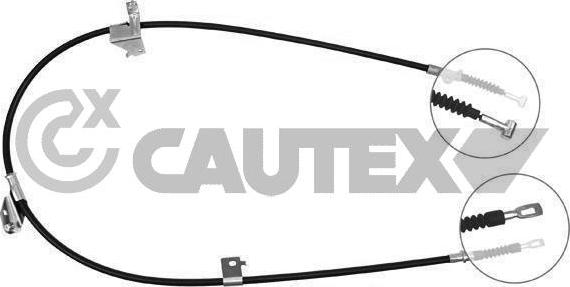 Cautex 069097 - Трос, гальмівна система autocars.com.ua