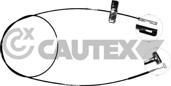 Cautex 069101 - Трос, гальмівна система autocars.com.ua