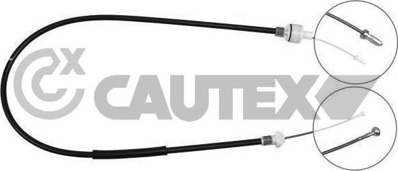 Cautex 081309 - Трос, управління зчепленням autocars.com.ua