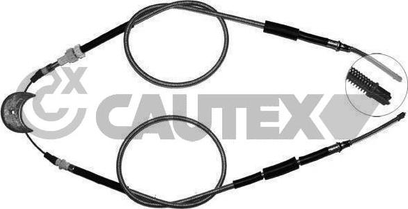 Cautex 087010 - Трос, гальмівна система autocars.com.ua