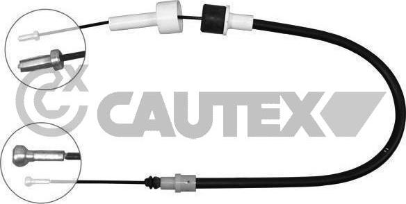 Cautex 088045 - Трос, управління зчепленням autocars.com.ua