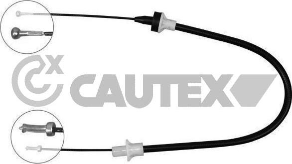 Cautex 088046 - Трос, управління зчепленням autocars.com.ua