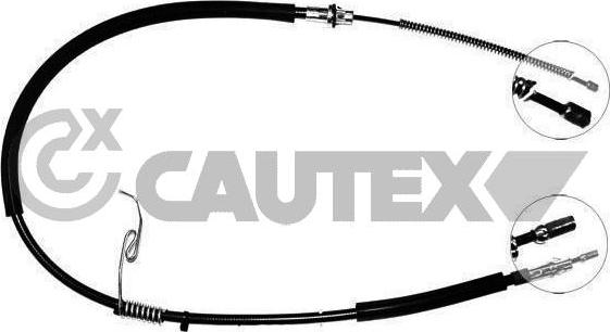Cautex 088052 - Трос, гальмівна система autocars.com.ua