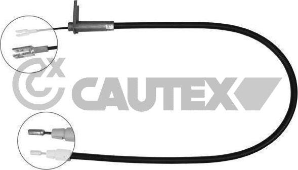 Cautex 188024 - Тросик, cтояночный тормоз autodnr.net