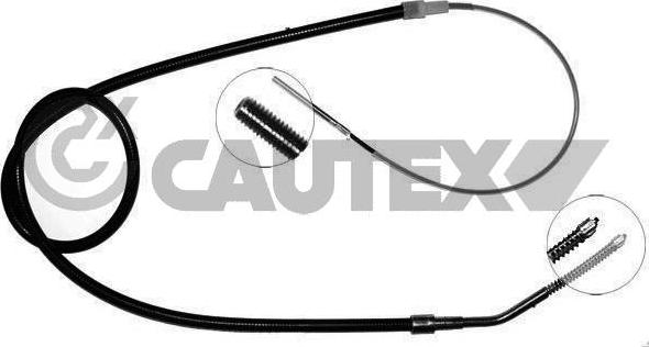 Cautex 208000 - Трос, гальмівна система autocars.com.ua