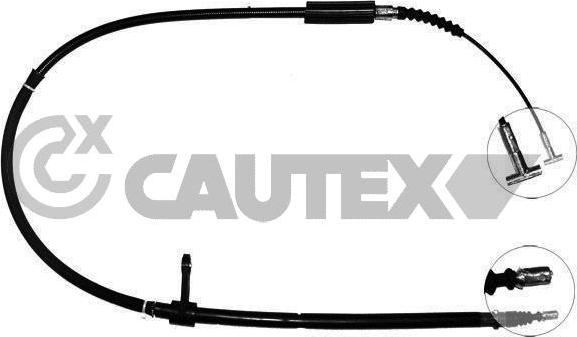 Cautex 218010 - Трос, гальмівна система autocars.com.ua