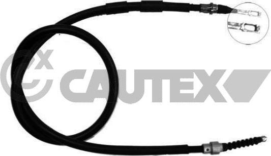 Cautex 468008 - Тросик, cтояночный тормоз autodnr.net